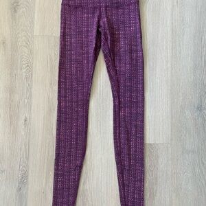 Lululemon Wunder Under Pant, Women's Purple Yoga Athletic Leisure Leggings